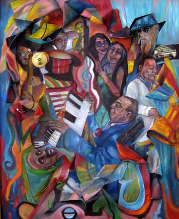jazz ensemble print