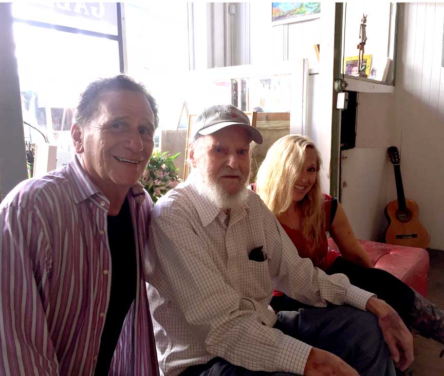 Jody Weiner, Lawrence Ferlinghetti,  Nancy Calef